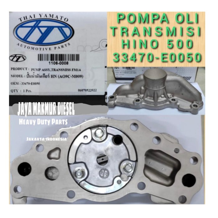 33470-E0050 Pump Assy Transmission Pompa Transmisi Hino