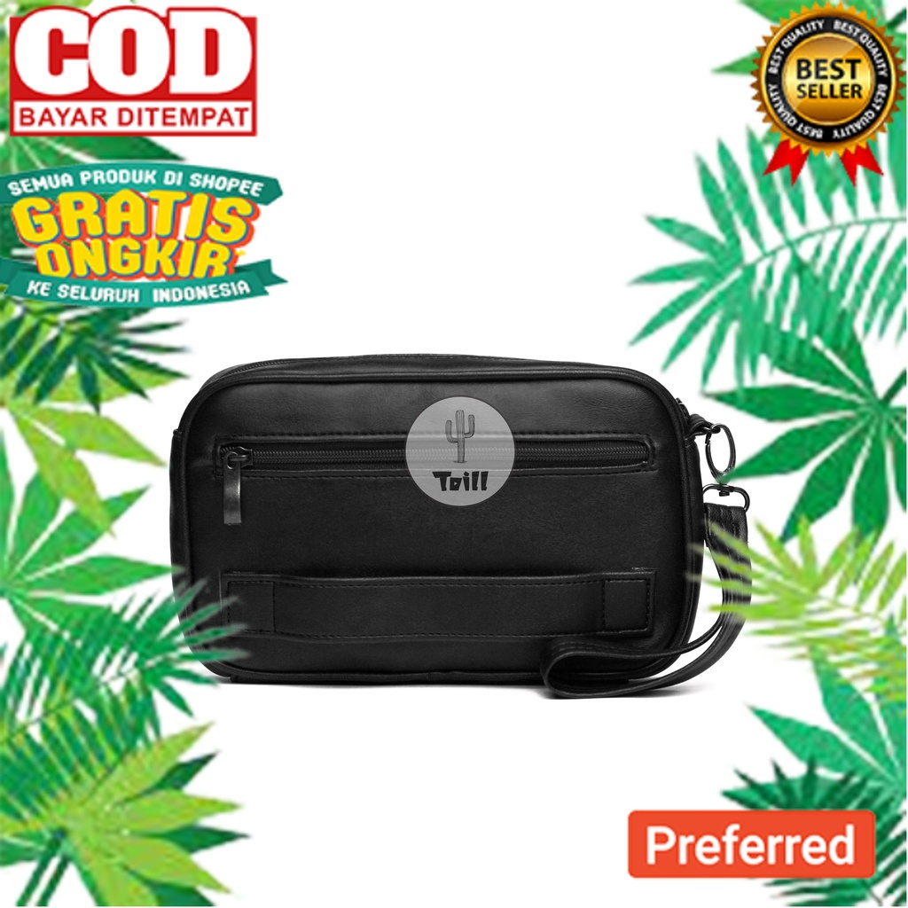 CLUTCH PRIA HAND BAG POUCH TAS TANGAN PRIA WANITA WATERPROOF CASUAL ELEGANT DOMPET CEWEK COWOK ORIGI