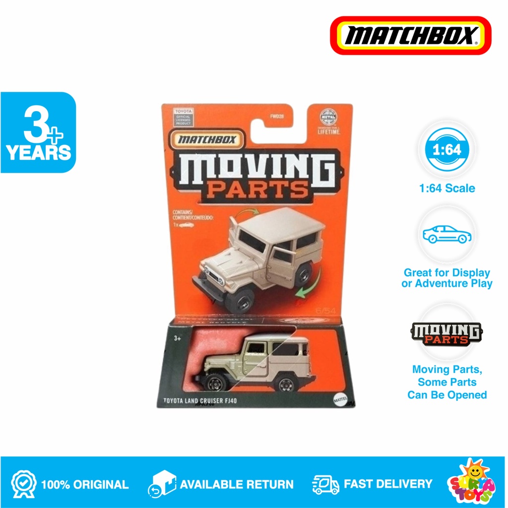 Matchbox Moving Part 2023 Toyota Land Cruiser FJ40 - Suryatoys