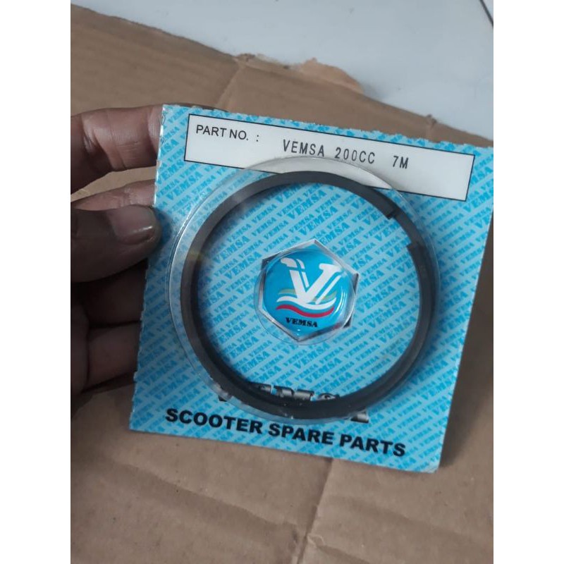 ring seher piston 7m vespa spartan excel 200cc TKC