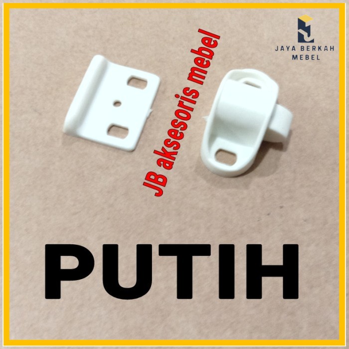 CATCHES PLASTIK (DAPAT 5 BIJI) / GRENDEL MASA / JEPIT UDANG / TIC TAC PINTU LEMARI