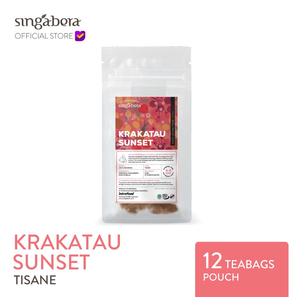 

COD Singabera Tea & Tisane Krakatau Sunset – Fruity blend – 12 teabag