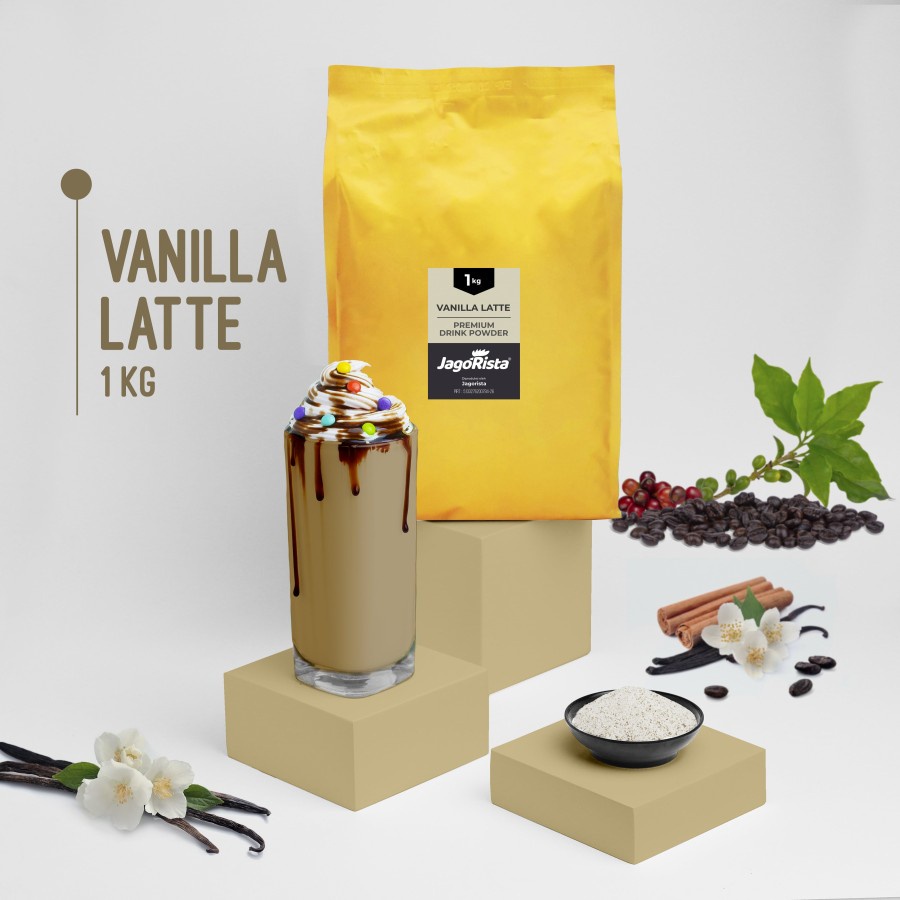 

Jagorista - 1 KG Bubuk Premium Vanilla Latte ( Bubuk Minuman / drink Powder )