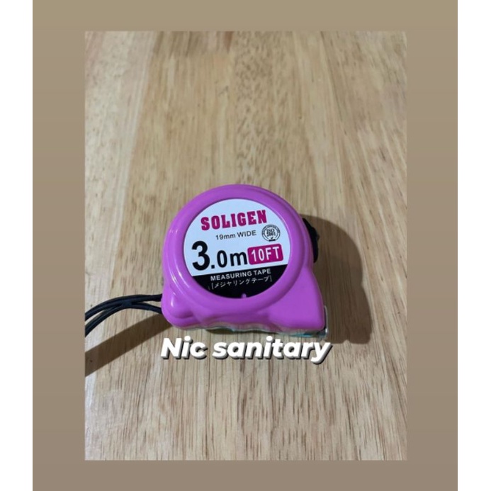 Meteran soligen 3M / meteran tukang / meteran bagus SOLIGEN