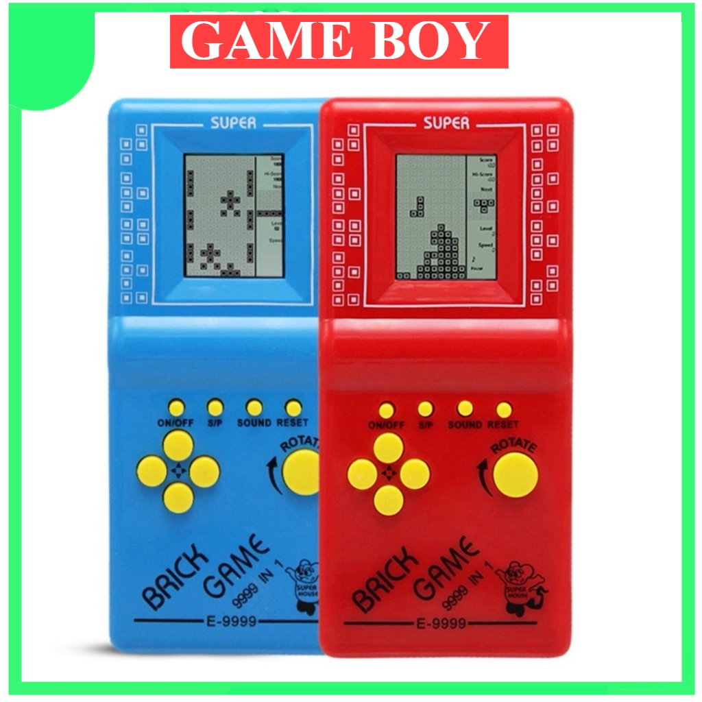 Game mainan tetris brick game boy bot 9999 IN 1 Mainan Anak Murah Meriah Tetris Gemboy Game JEPSO MA