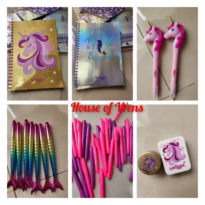 

PAKET ALAT TULIS SMIGGLE - ALAT TULIS - PEN MERMAID