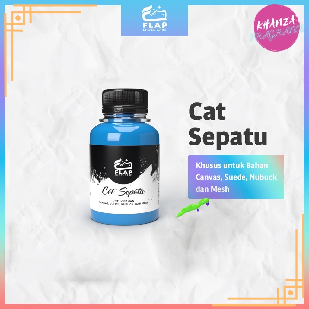 Flap Shoes Care - Cat Sepatu Kanvas Permanen