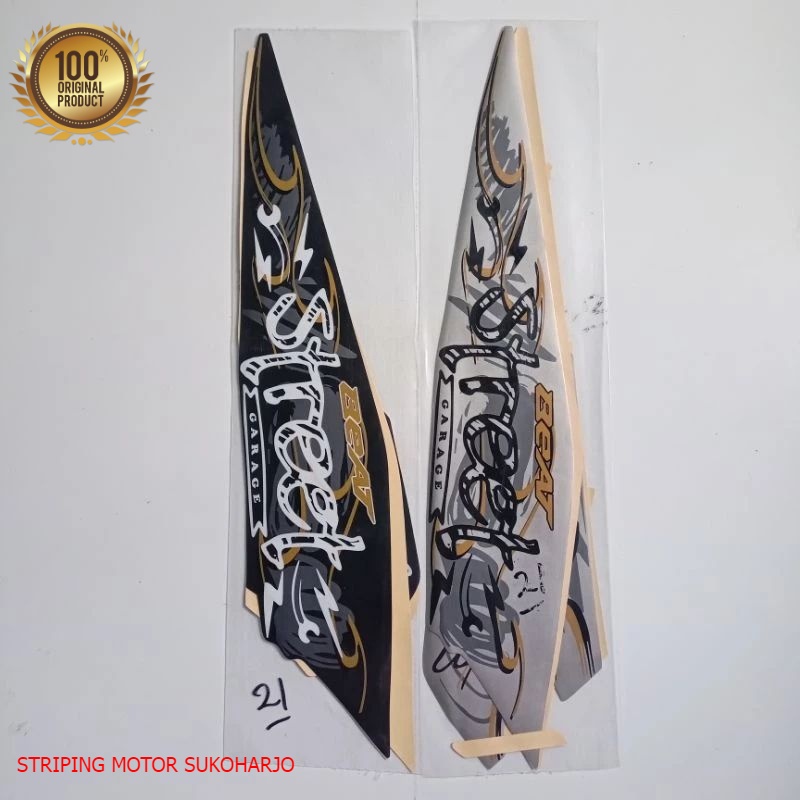 (ORI) Striping sticker Honda Beat Street 2021 kualitas original