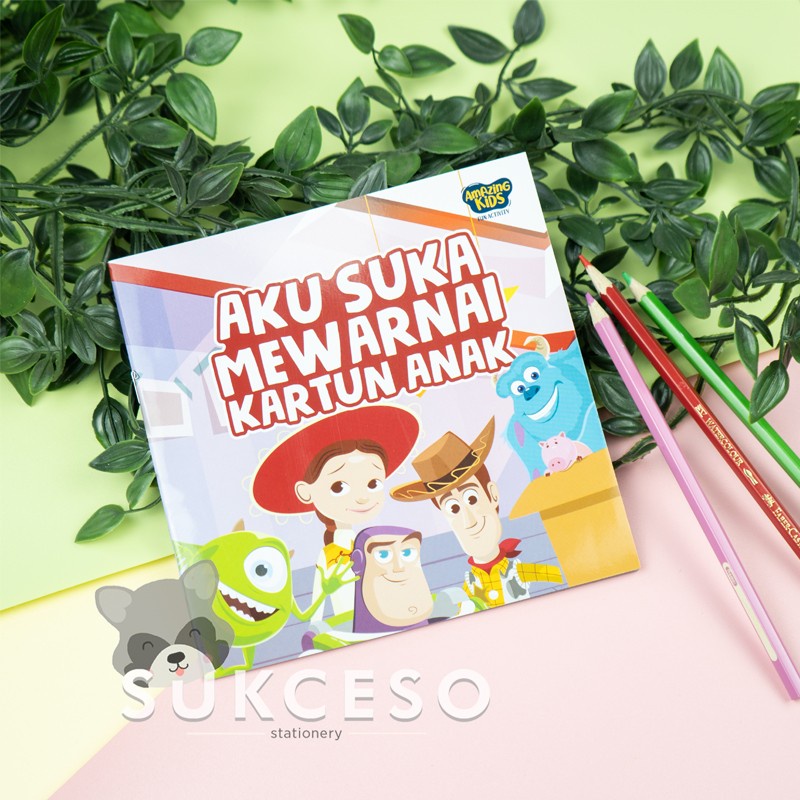 

AMAZING Buku Latihan Mewarnai : Aku Suka Mewarnai Kartun Anak