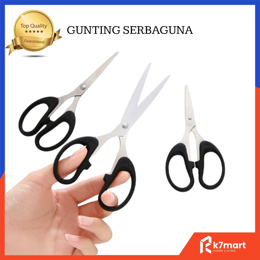 

SunitoMart GUNTING STAINLESS STEEL 12CM / GUTING SERBAGUNA KERTAS KAIN PLASTI / GUNTING DAPUR / GUNTING KERTAS / GUNTING SUPER TAJAM