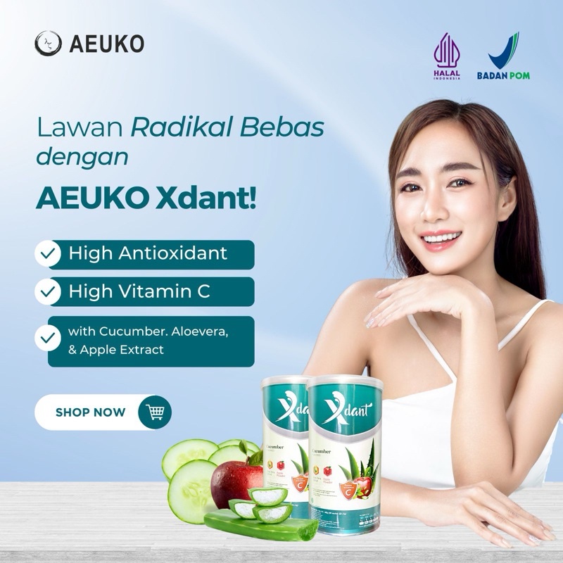 

[300gr] S089 | XDant minuman Antioksidant dan Hight Vitamin C |Aeuko Xdant | X-Dant Suplemen Antioxidant JESSY