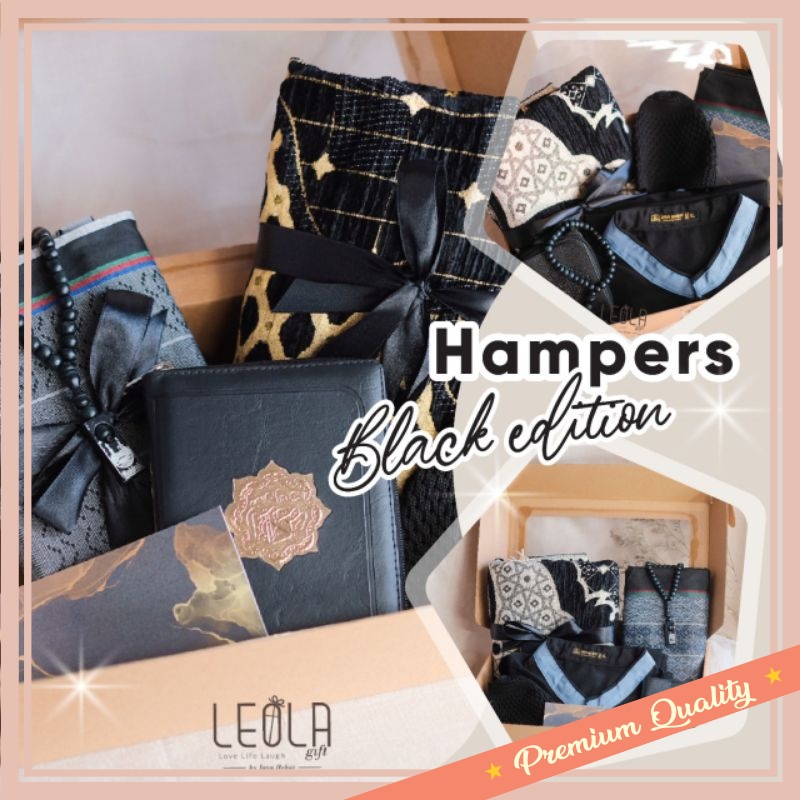 TERBARU Set Hadiah Hampers Unik Wisuda Ulang Tahun Natal TERMURAH / HAMPERS BLACK SERIES / KADO COWO