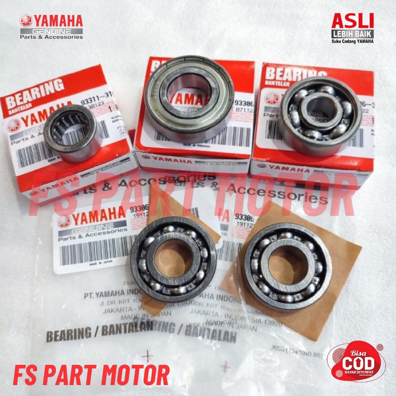 LAKER BEARING RASIO SET MIO SPORTY SMILE NOUVO Z LELE ORIGINAL