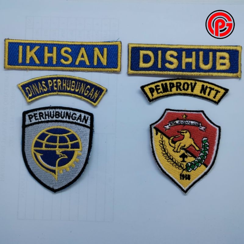 Best Seller Bordir PDH Dishub / Bordir Logo PDH Dishub / Logo Bordir PDH Dishub / Logo PDH Dishub / 