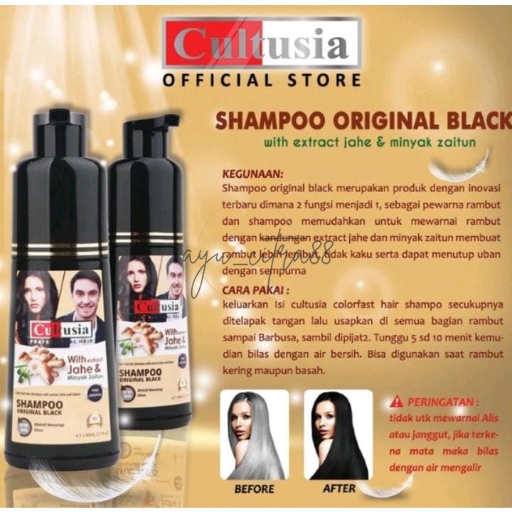Cultusia Shampoo Original Black & Brown