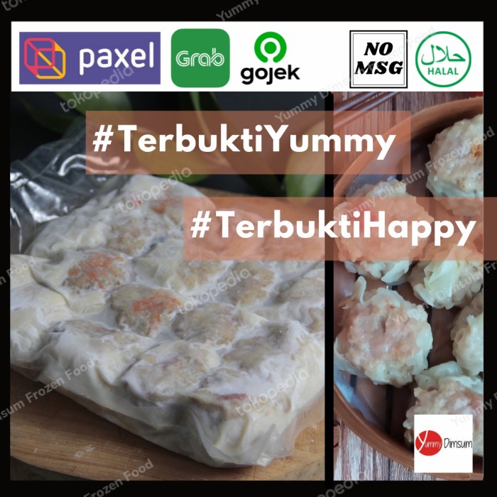 

[KUALITAS TERBAIK] Dimsum Siomay Ayam Frozen Food Dim Sum Halal Tanpa MSG by Yummy Dimsum
