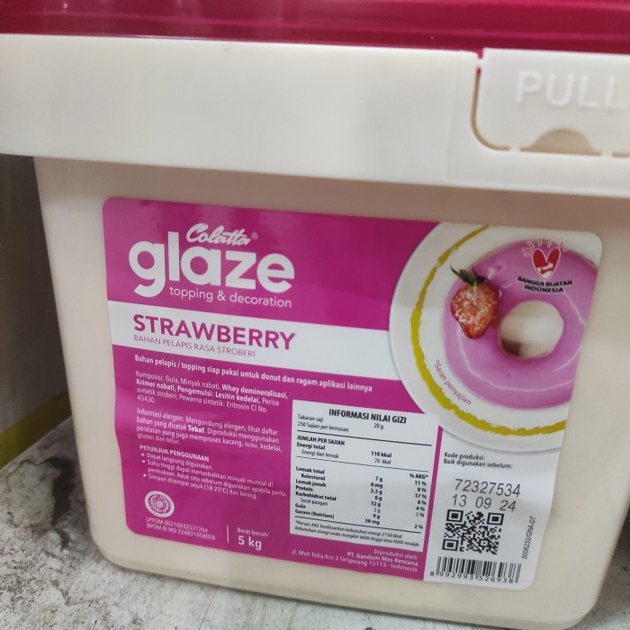 

Colatta Glaze Strawberry 5kg