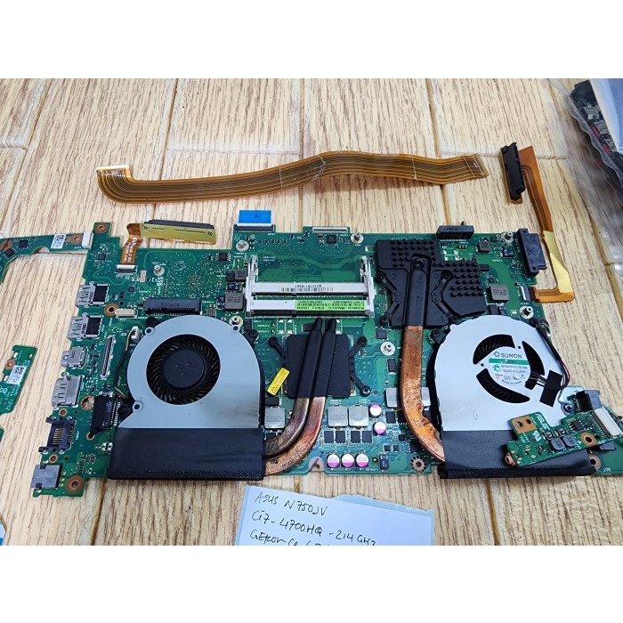 Motherboard Laptop ASUS N750JK I7-4700HQ CPU VGA GT 750M