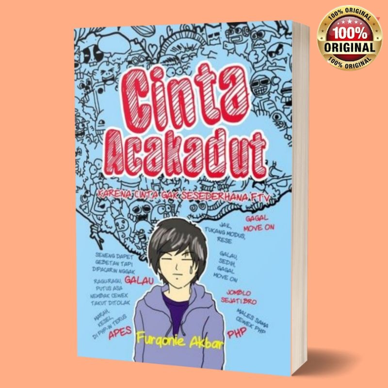 BUKU/NOVEL CINTA ACAKADUT/NOVEL REMAJA/NOVEL CINTA/NOVEL BESTSELLER