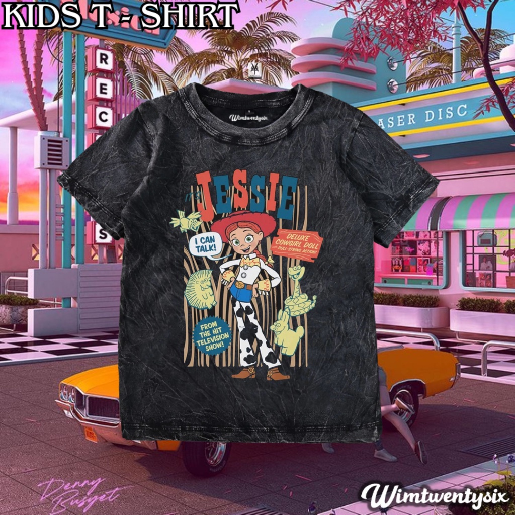 KAOS ANAK | BAJU ANAK | KAOS TOY STORY JESSIE COWGIRL VINTAGE TEE