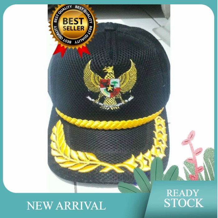 topi garuda list padi kapas topi garuda hitam
