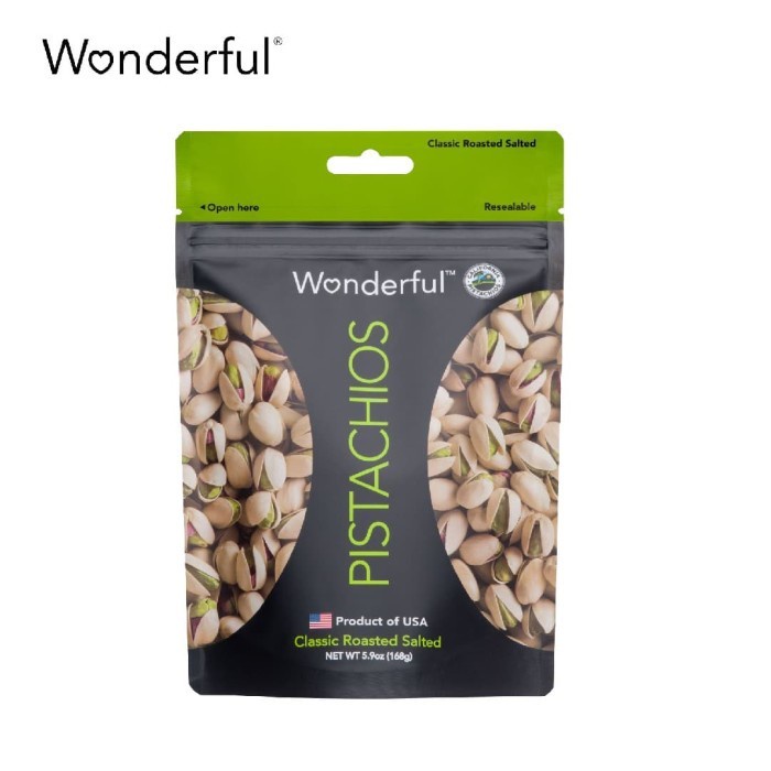 

Wonderful Classic Roasted Salted Pistachios 168gr