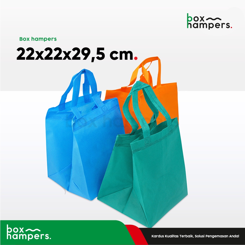 

Tas Spunbond 3D (22x22x29,5 cm ) tasspunbond/goodiebag/taskain/taskado/tashajatan