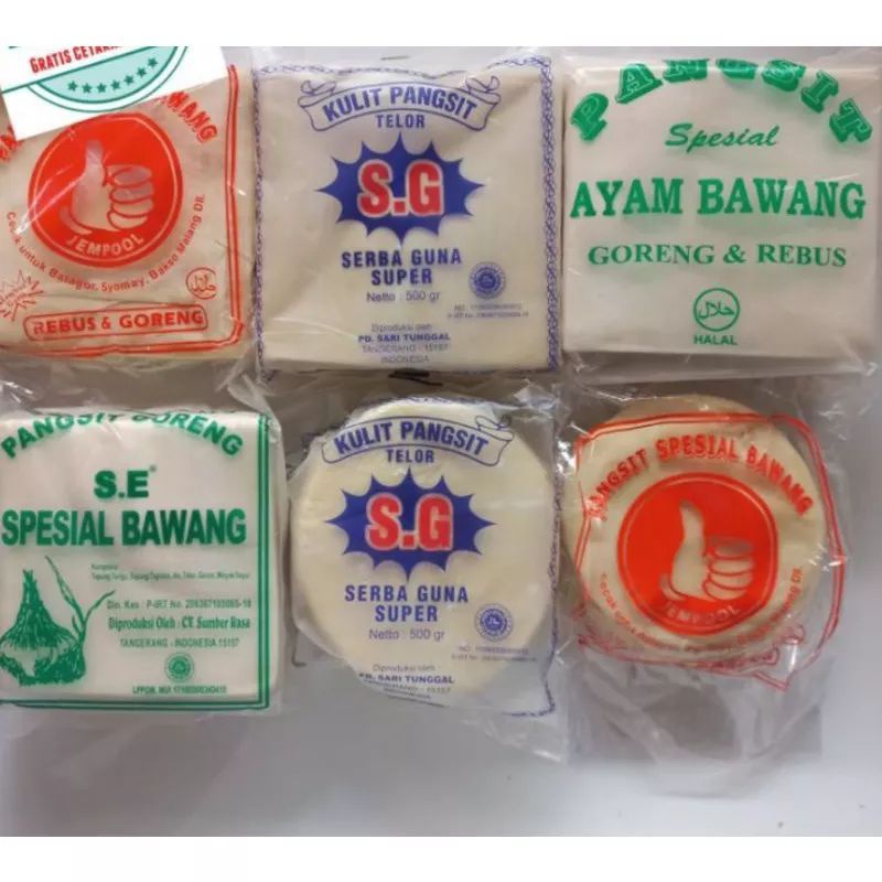 

INSTAN KULIT PANGSIT ISI +/- 50 PCS