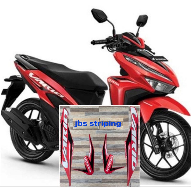 striping  Honda Vario tahun 2020 2021 stiker lis les striping vario 2020 2021