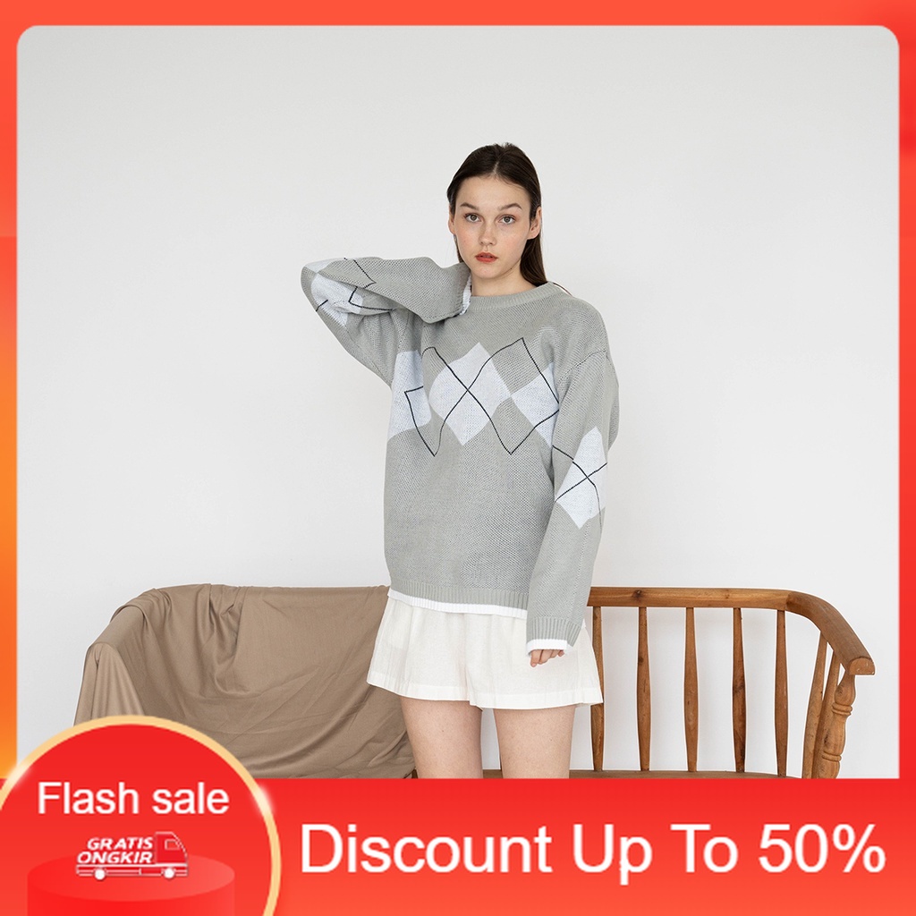 PROMO NIGOO Lumi Knit Sweater Oversize