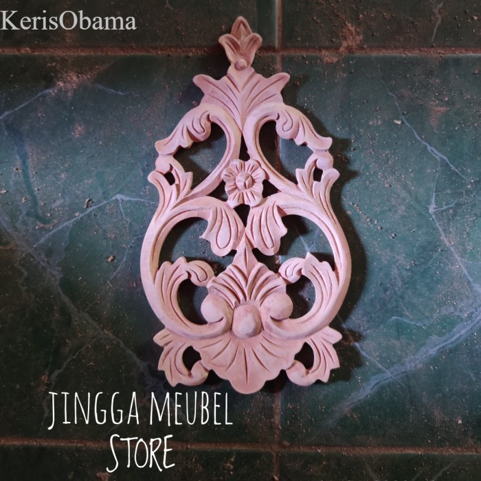 Ornamen Ukiran Kayu Tempel Mebel Furniture Jepara murah