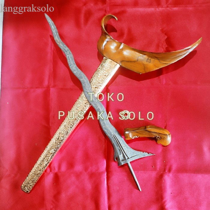 

termurah KERIS LUK 9 PANIMBAL PAMOR BLARAK SINERET