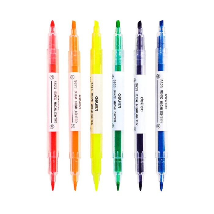 

NEW O STABILO DUA SISI STABILO WARNA WARNI 2in1 2 ARAH STABILO SET 2 SISI - 1 PCS