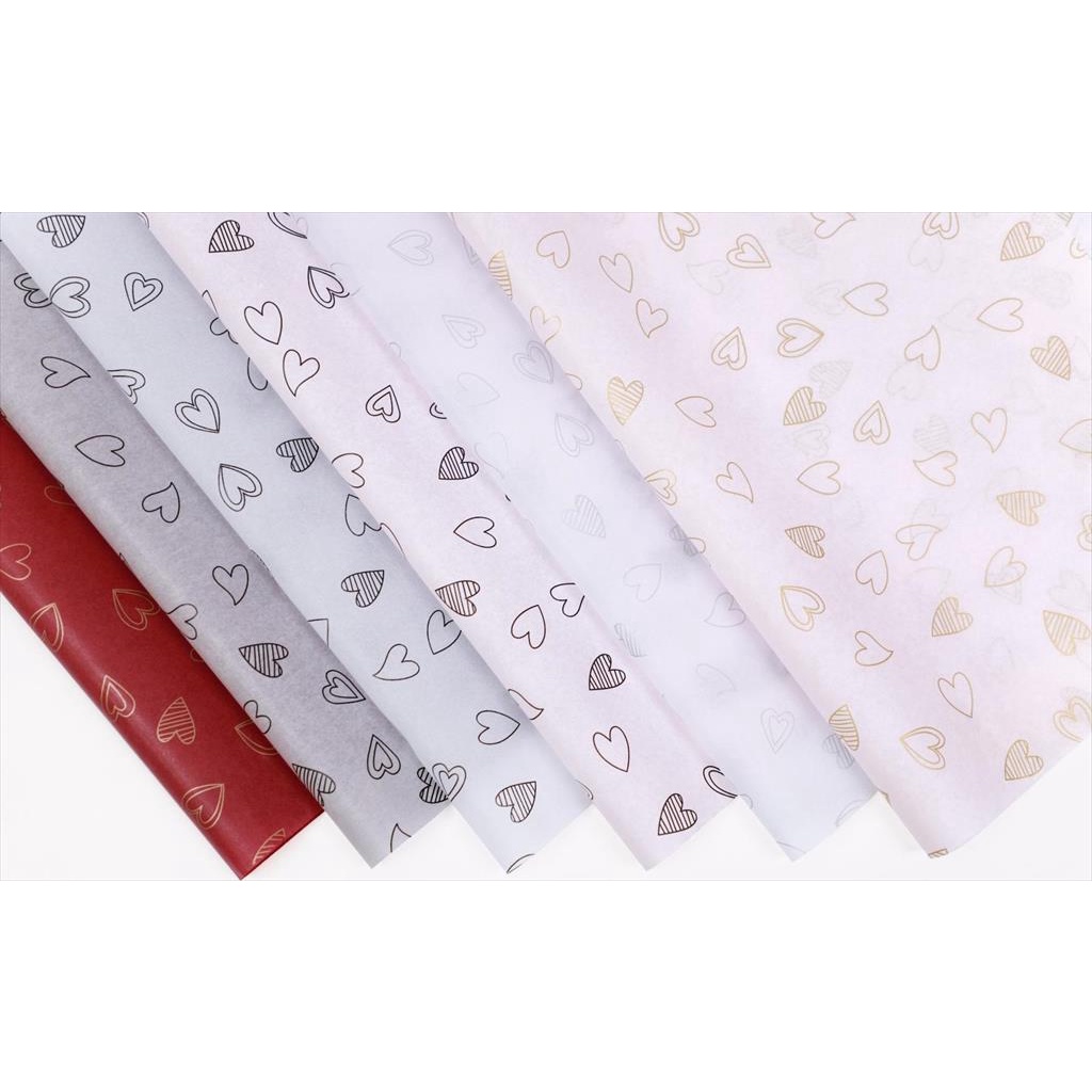 

[5 PCS Kertas Doorslag Line Love / Line Heart Doorslag Paper
