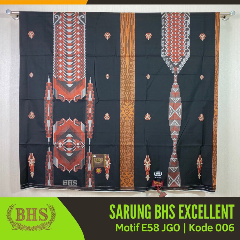 Sarung BHS Excellent Gold Motif E58 JGO- Sarung BHS Jacquard Excellent Gold flash sale