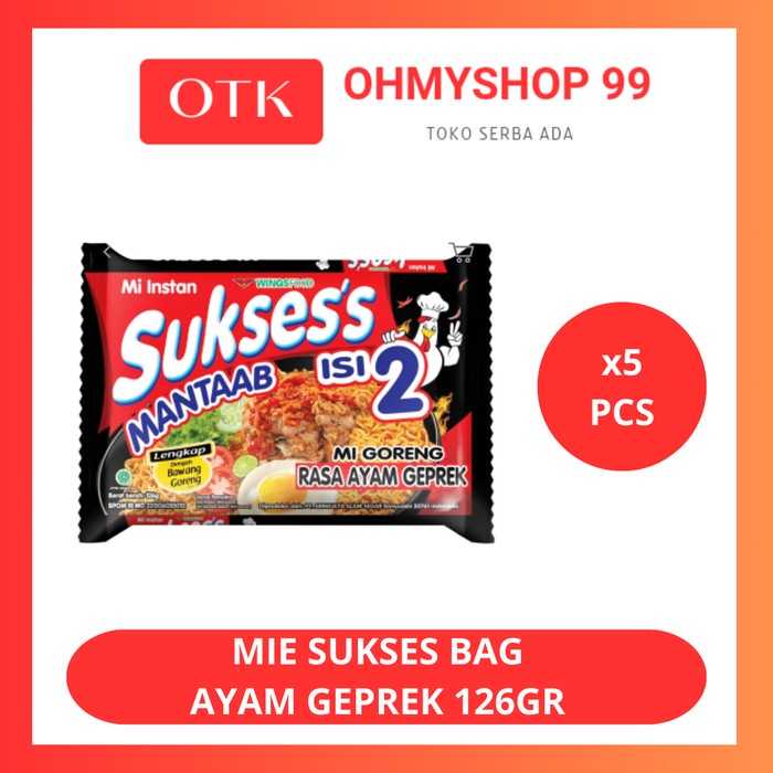 

Mie Sukses Ayam Geprek 5x126gr