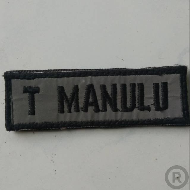 

Bordir BORDIR NAMA - NAME TAG SUDAH ADA PEREKAT NYA Bordir Nama Custom