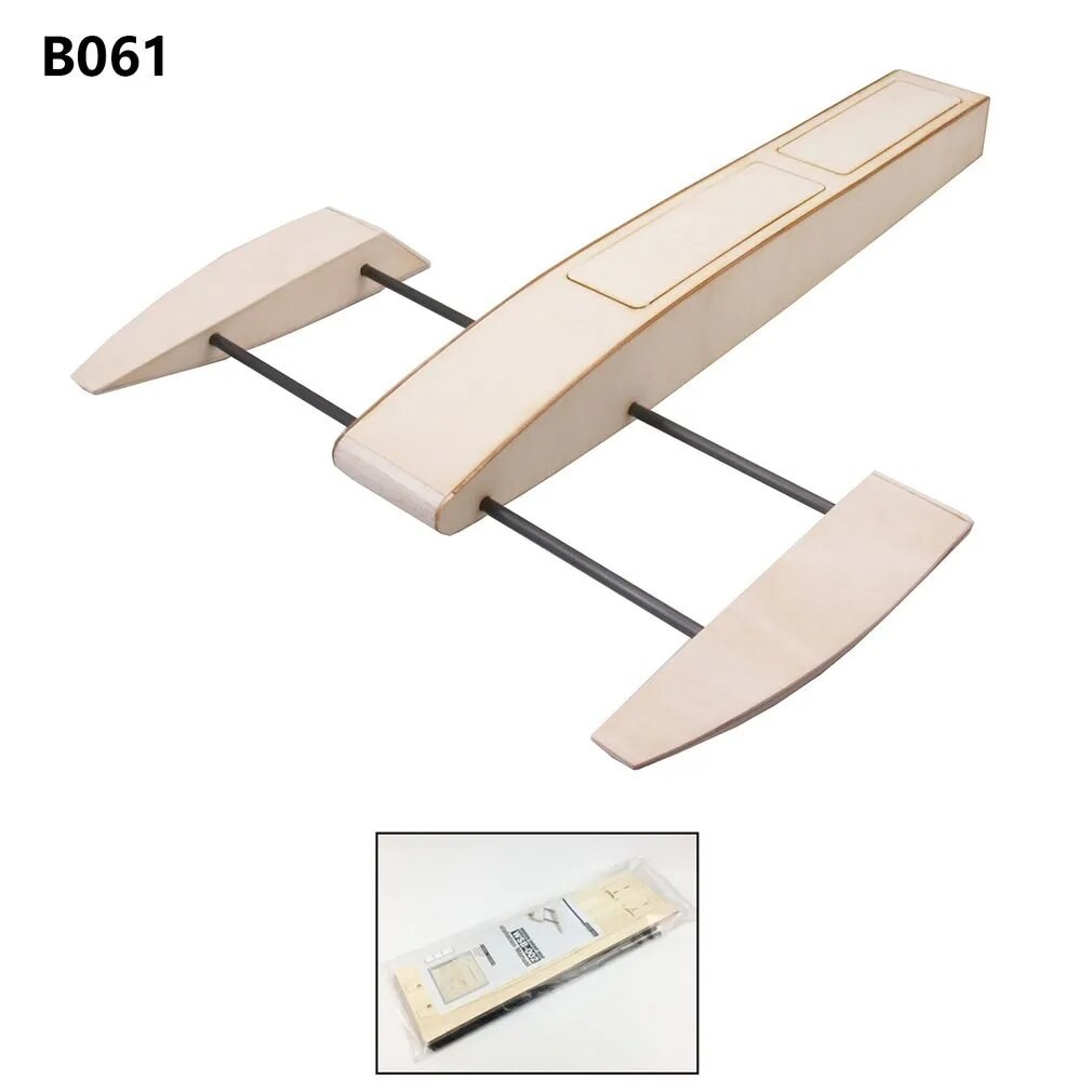 RC Outrigger Wooden Shrimp Boat Kit RC Speed Boat Outrigger Shrimp Racing Boat Model Building Kits R