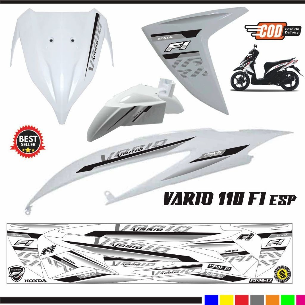 VARIASI KEREN striping vario 110 fi variasi STIKER