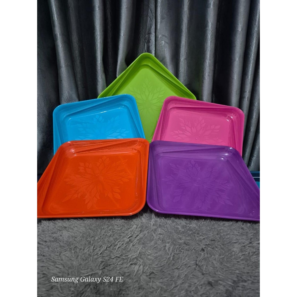 NAMPAN SEGI MODERN ESTETIK / NAMPAN PLASTIK / NAMPAN TEBAL / NAMPAN PERSEGI SERBAGUNA / NAMPAN SEGI