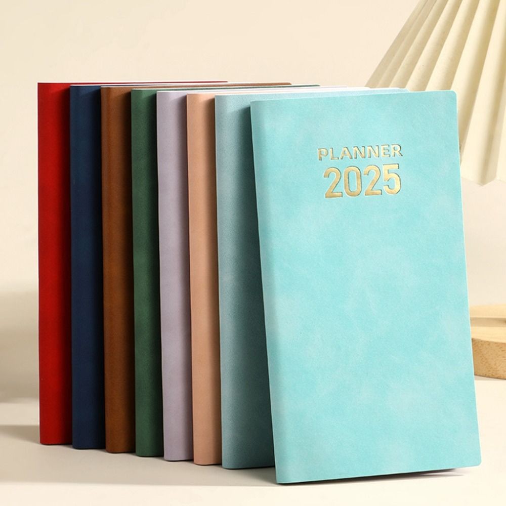 

A6 2025 Agenda Planner Notebook Paper Simple 2025 Journal Notebooks Thicken Multifunction Business Notebook Daily Planner