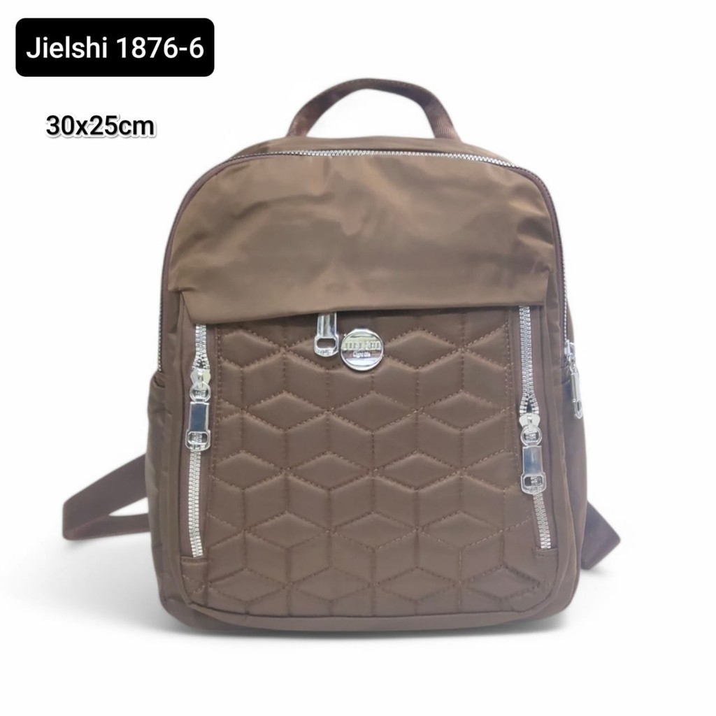 MEYMEYBAGS-Jielshi Tas Ransel Wanita Tas Punggung Cewek Import Waterproof Anti Air