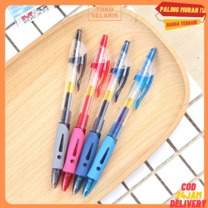 

COD Pulpen Gel 0.5 mm / Pena / Pulpen Pencet / Pulpen Mekanik Pencet
