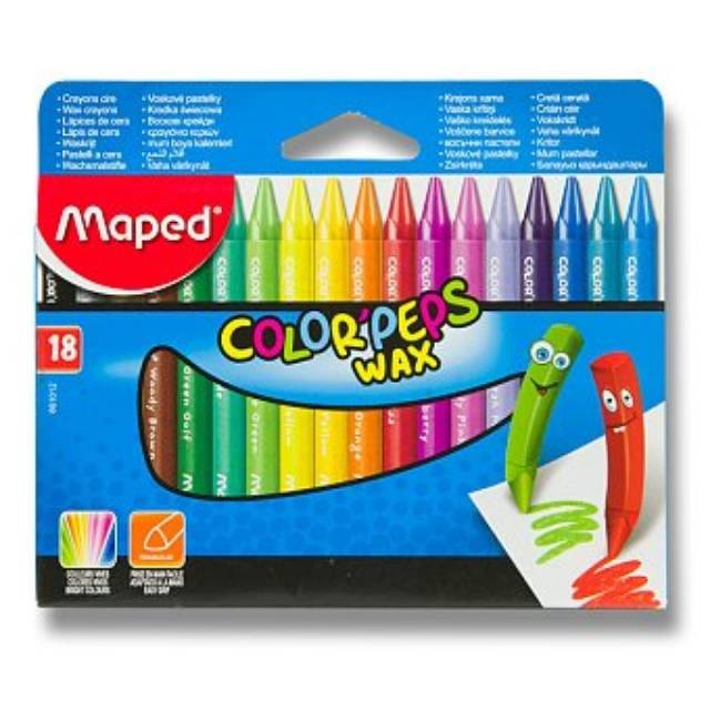 

MAPED CRAYON COLOR'PEPS WAX ISI 18