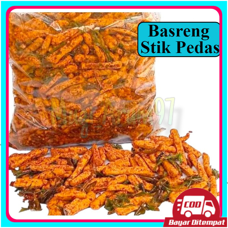 

Basreng stik viral 1kg pedas daun jeruk