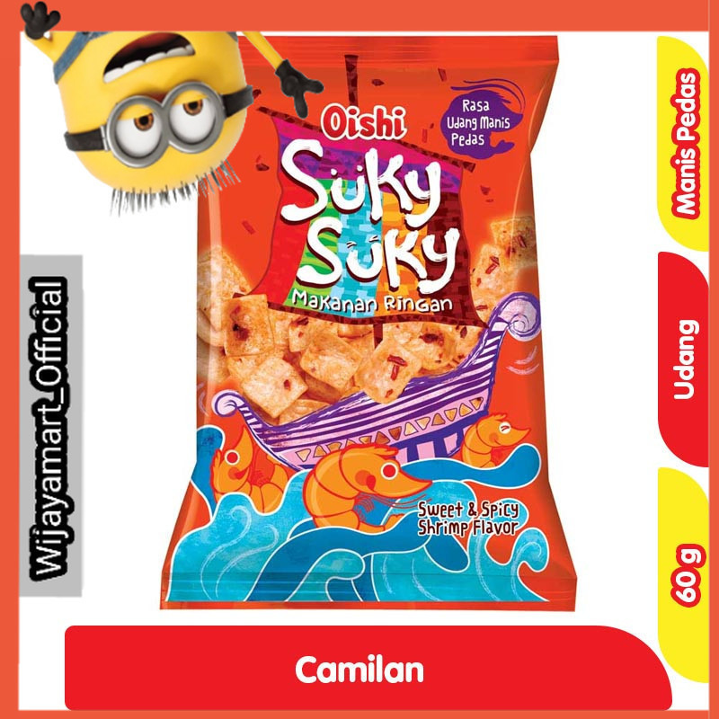 

Oishi Suky Suky Udang Manis Pedas 60 g