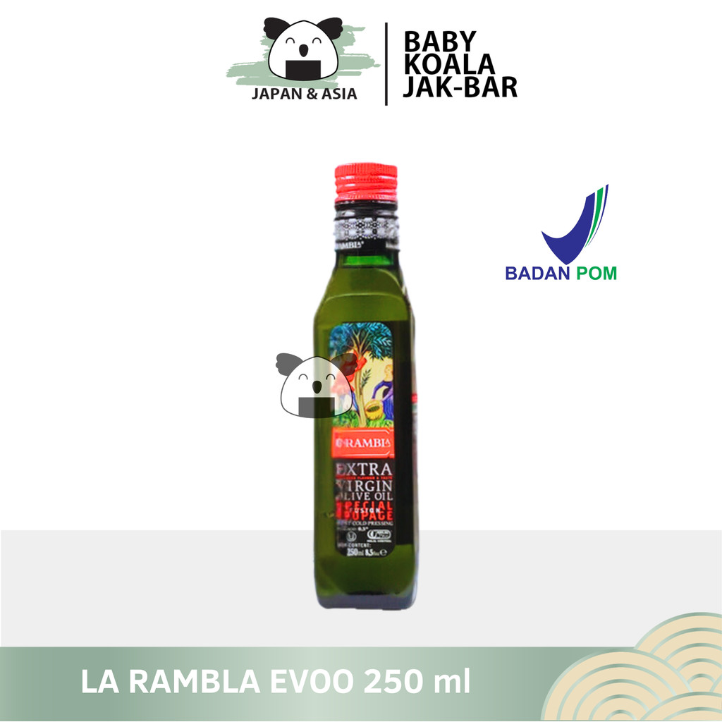 

LA RAMBLA Extra Virgin Olive Oil Minyak Zaitun 250 ml Halal │ EVOO Import Spanyol-BKJ