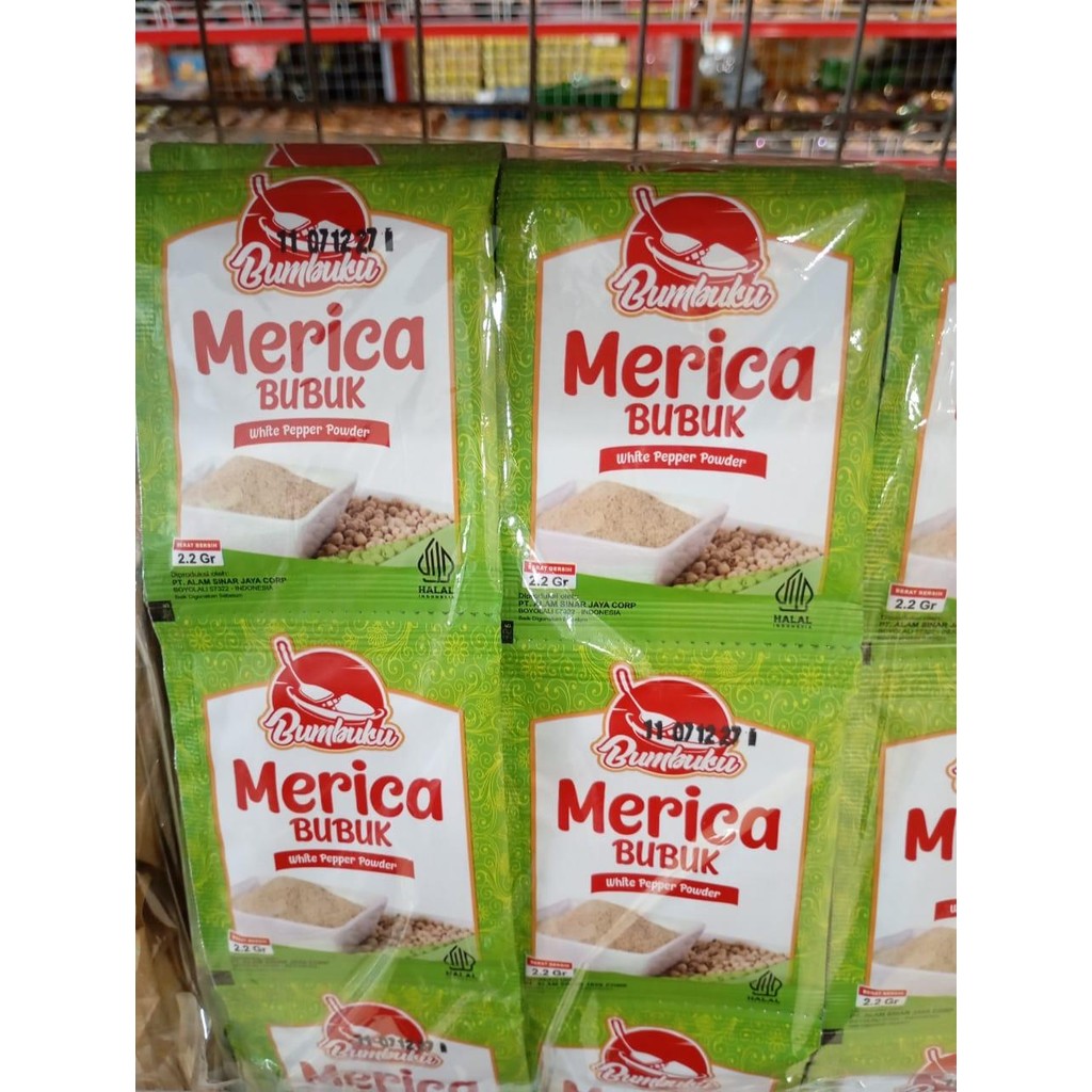 

BUMBUKU MERICA BUBUK 1 PRS ISI 6 RTG LEBIH MURAH-BUMBU MASAKAN DAPUR