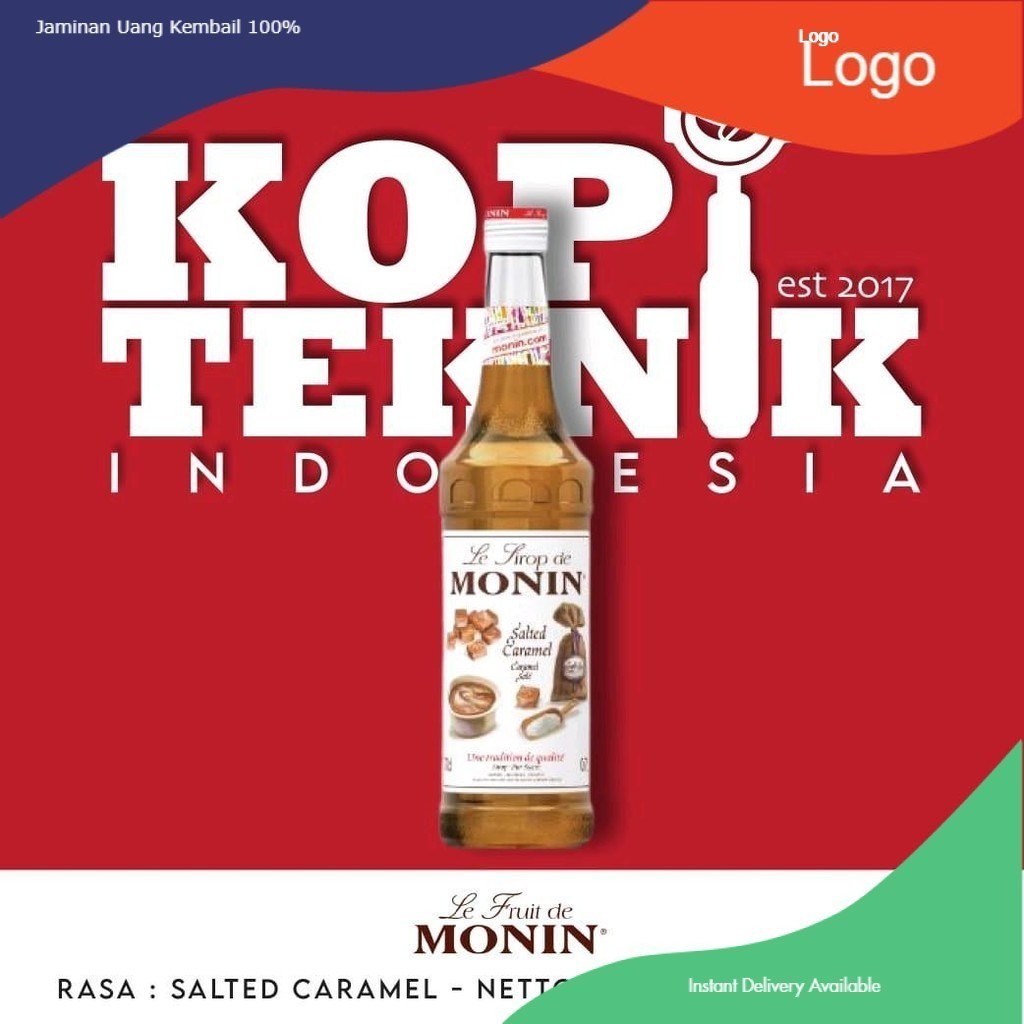 

Toko Alas Sirup Salted Caramel Flavour Monin 700 ml Unik