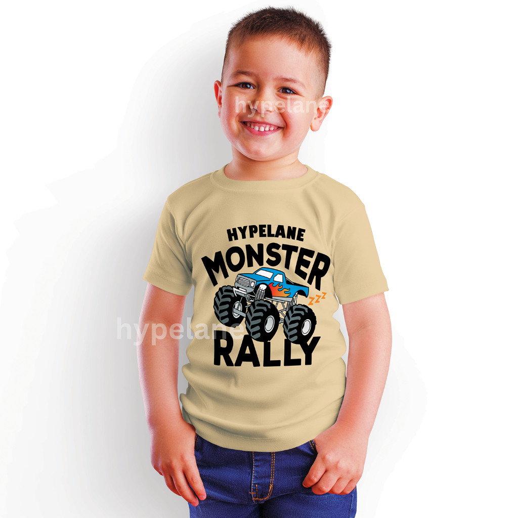 Baju Kaos Distro Harian Anak Laki Keren Import Mobil Truk Oleng Umur 1 - 10 Tahun